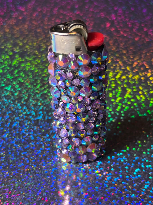 Kuromi bedazzled rhinestone lighter